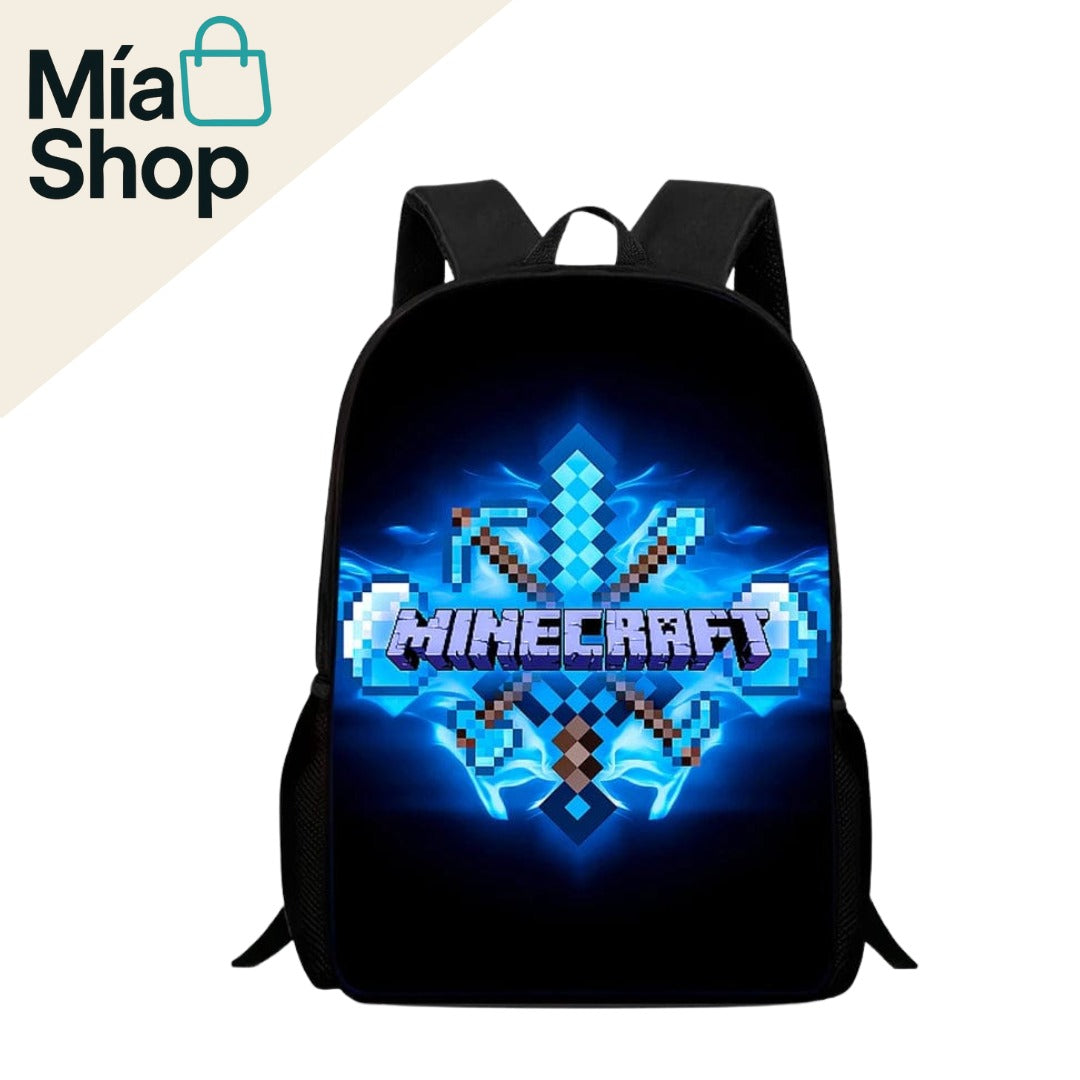 Mochila escolar de MINECRAFT