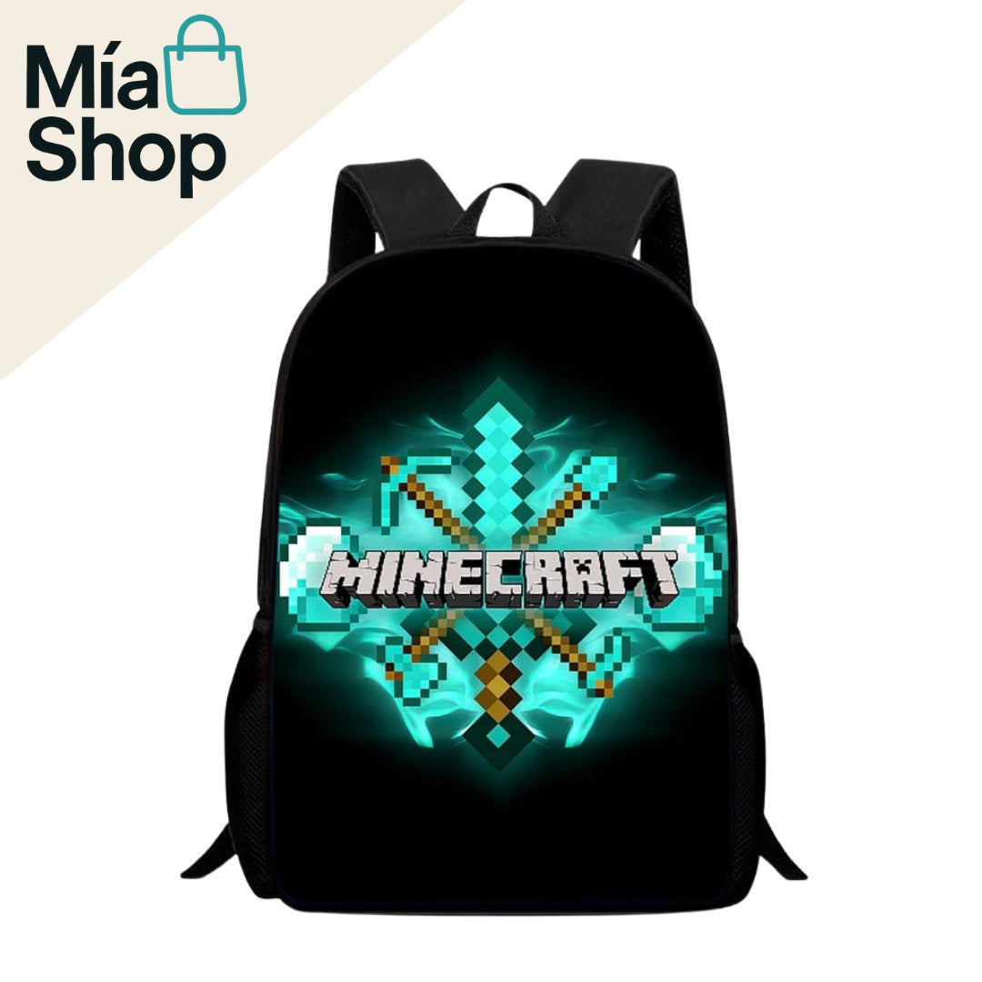 Mochila escolar de MINECRAFT