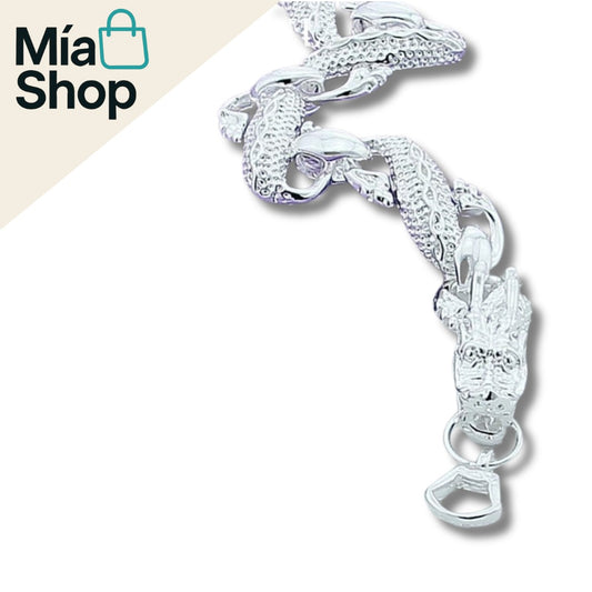 Pulsera de Dragón en Plata de Ley 925 para Hombre y Mujer