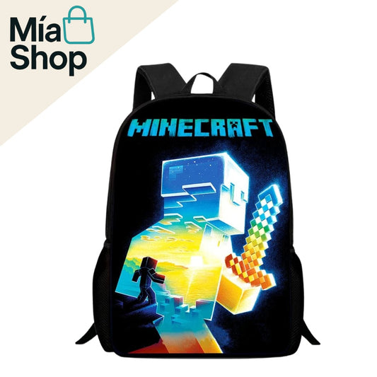 Mochila escolar de MINECRAFT